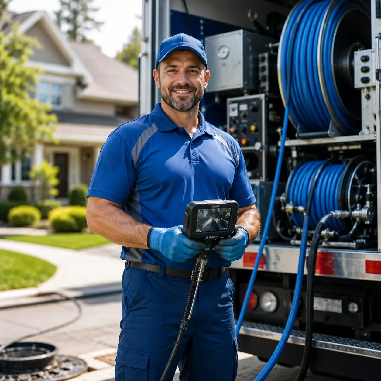 Local outdoor drain cleaning specialists in Lamont, MI